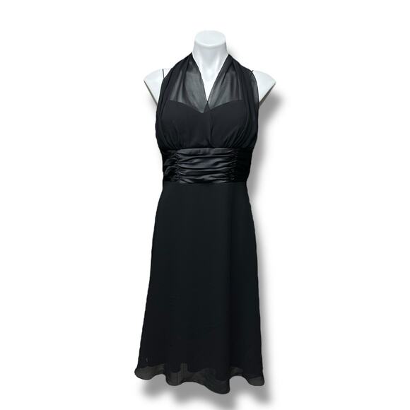 Vintage SL Fashion Dress Y2k 90s Whimsigoth Witchy Midi Dress Size 8 Prom - Picture 1 of 16